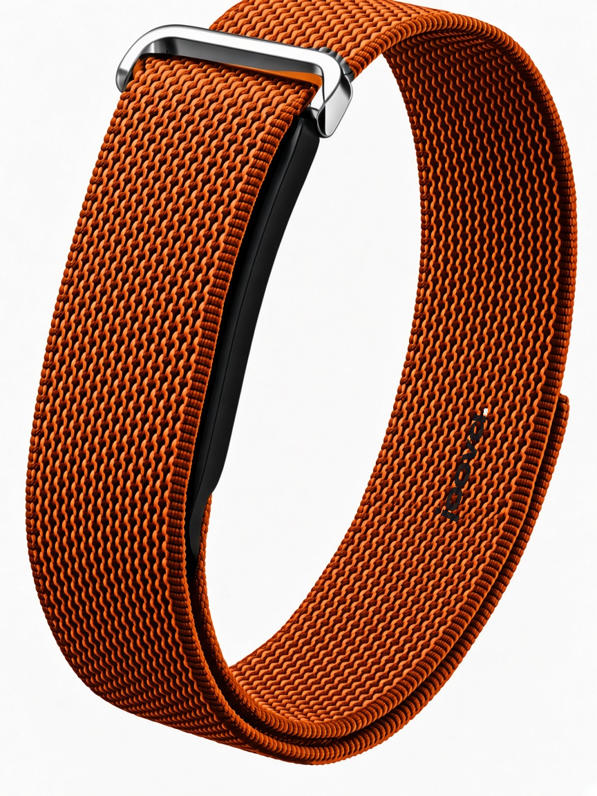 Orange woven strap